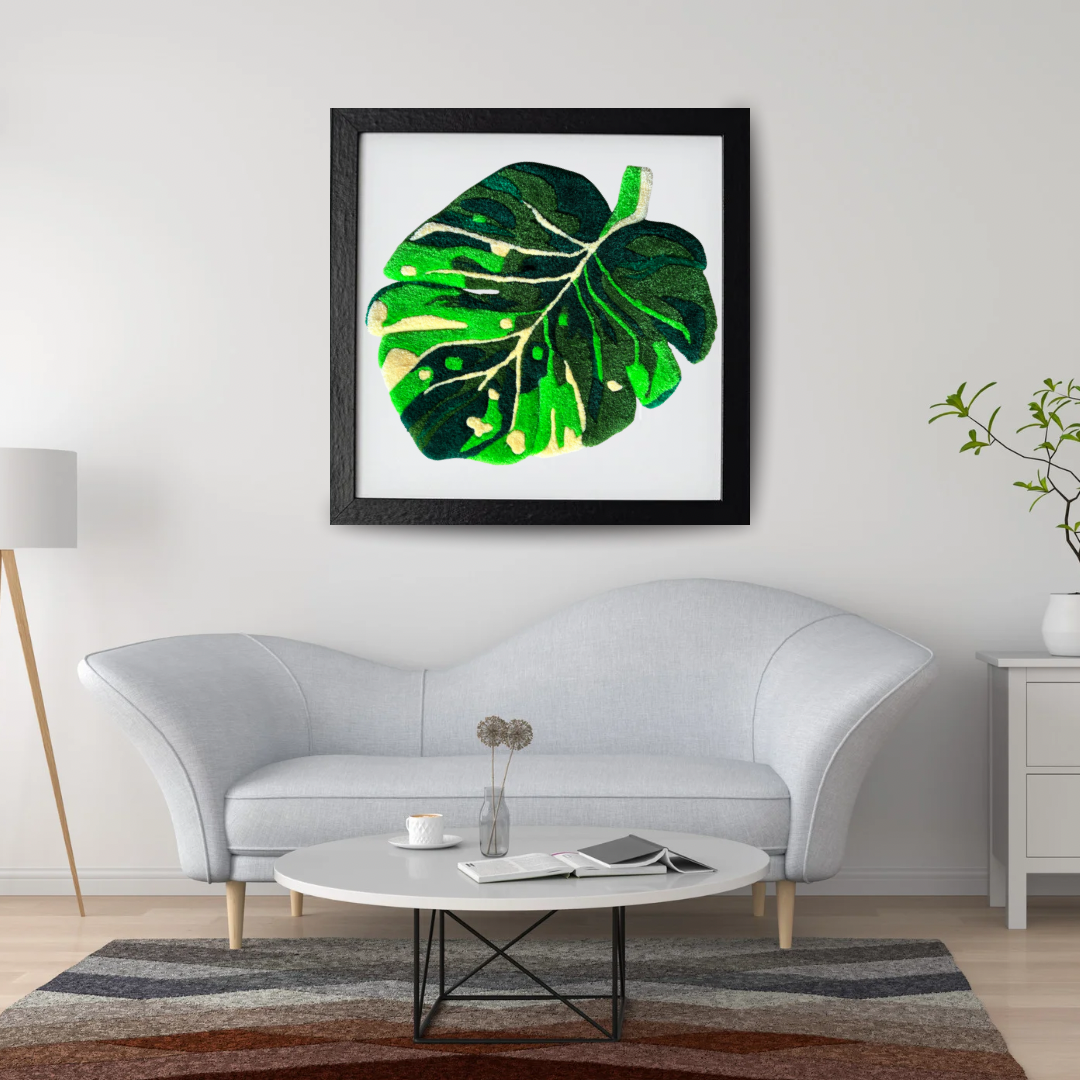 [Sold out] Leaf Rug | Hand made Tufted Rugs for your Natural Comfort Space