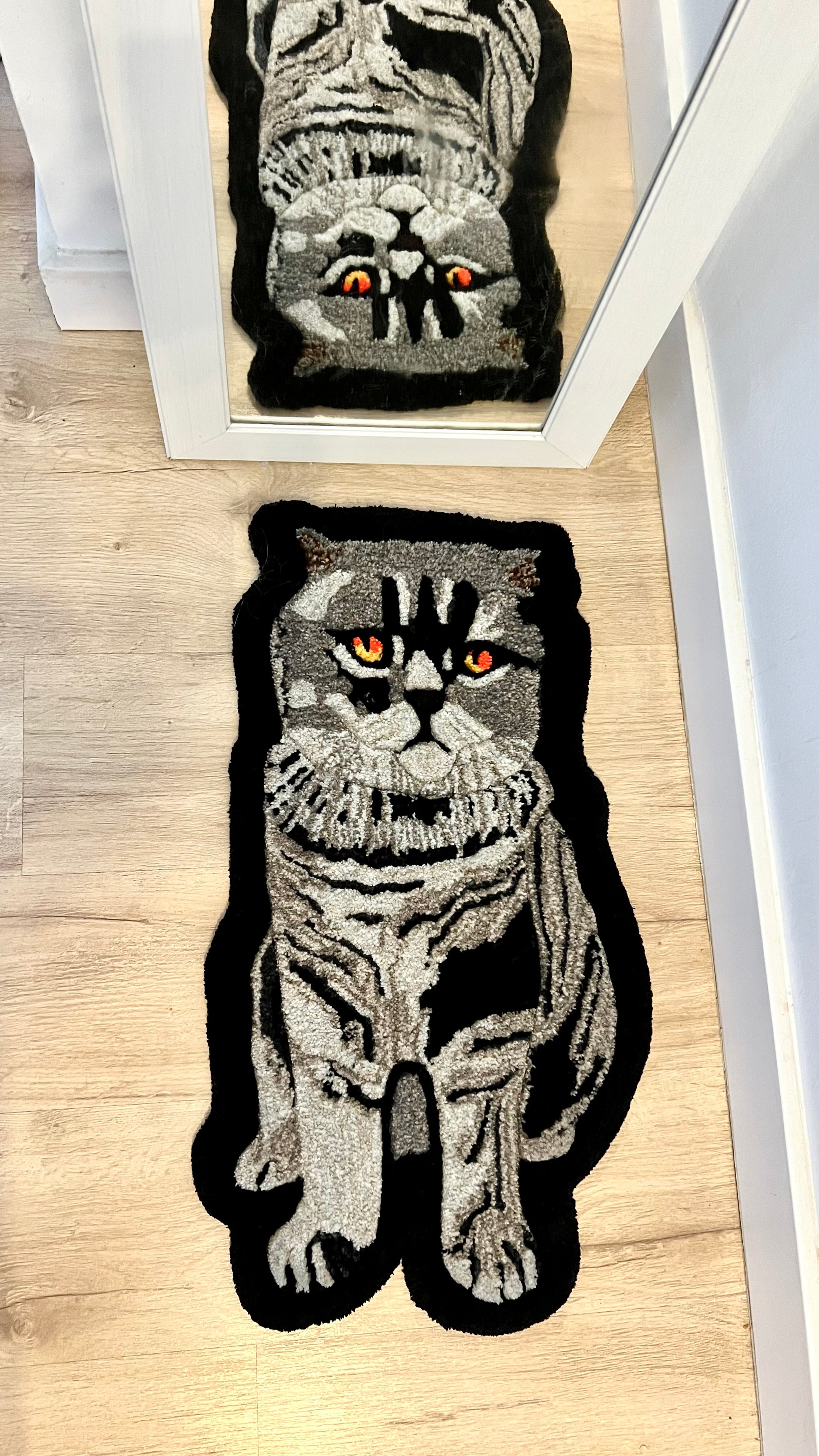 Custom-Tufted Rugs Pet Portrait Rug Designs | Cat and Dog Tufting Rug