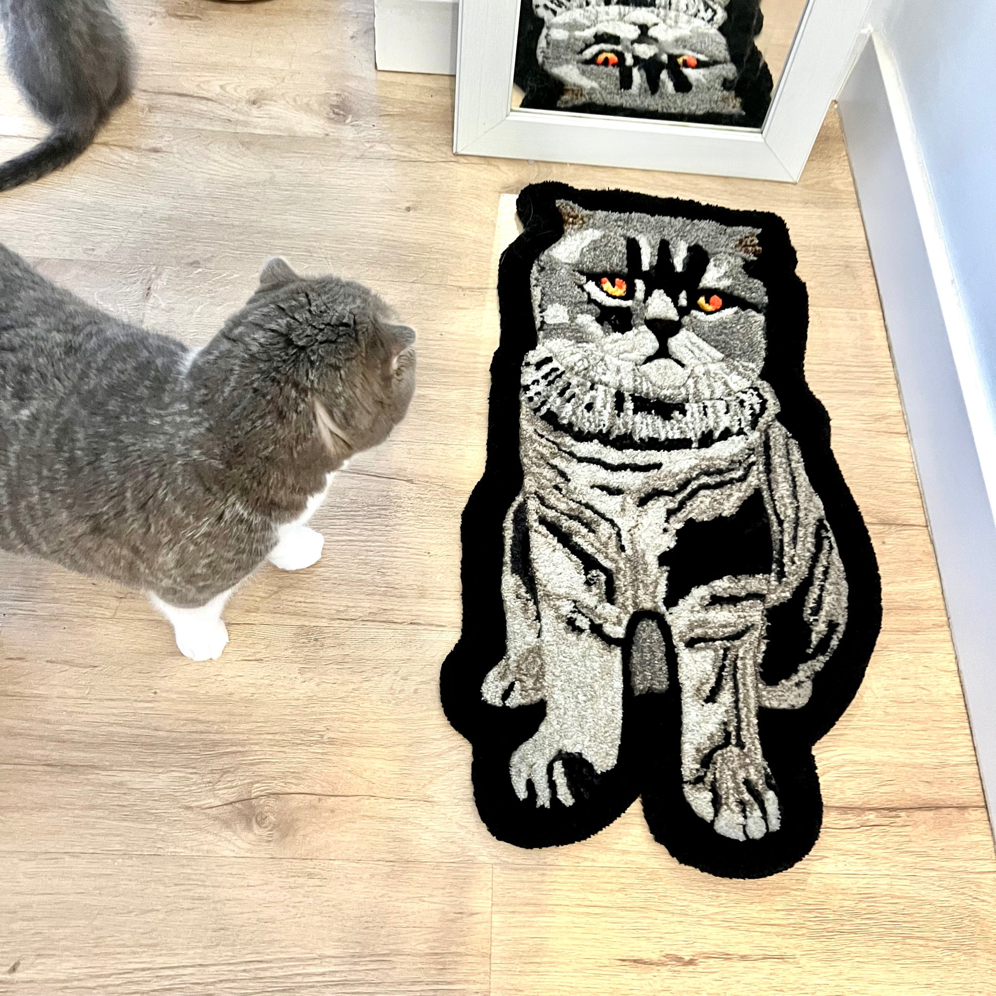 Custom-Tufted Rugs Pet Portrait Rug Designs | Cat and Dog Tufting Rug