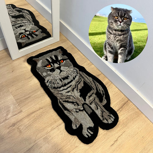 Custom-Tufted Rugs Pet Portrait Rug Designs | Cat and Dog Tufting Rug