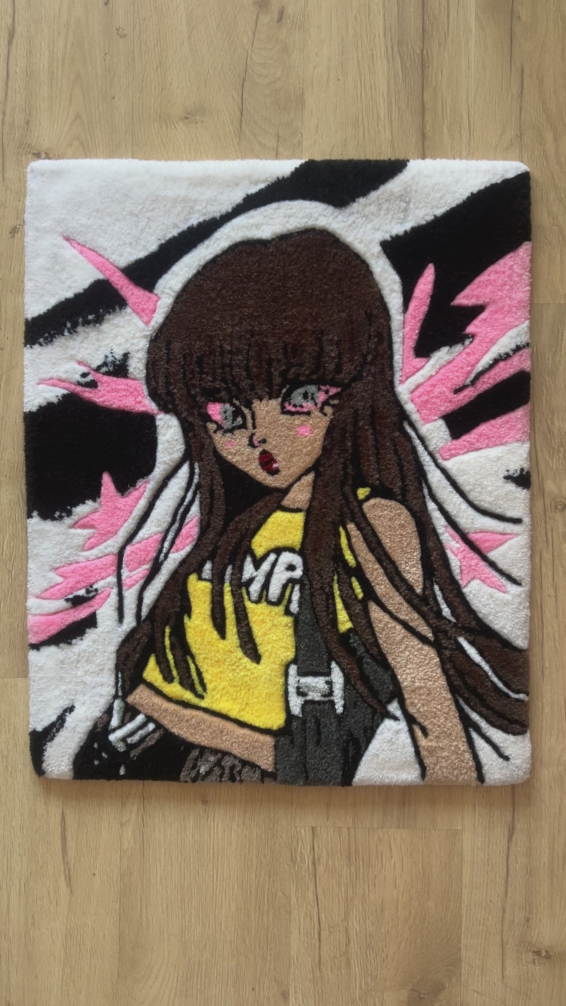 Custom-Rug | LALISA-JUMP_BlackPink-FanArt by Lovignon